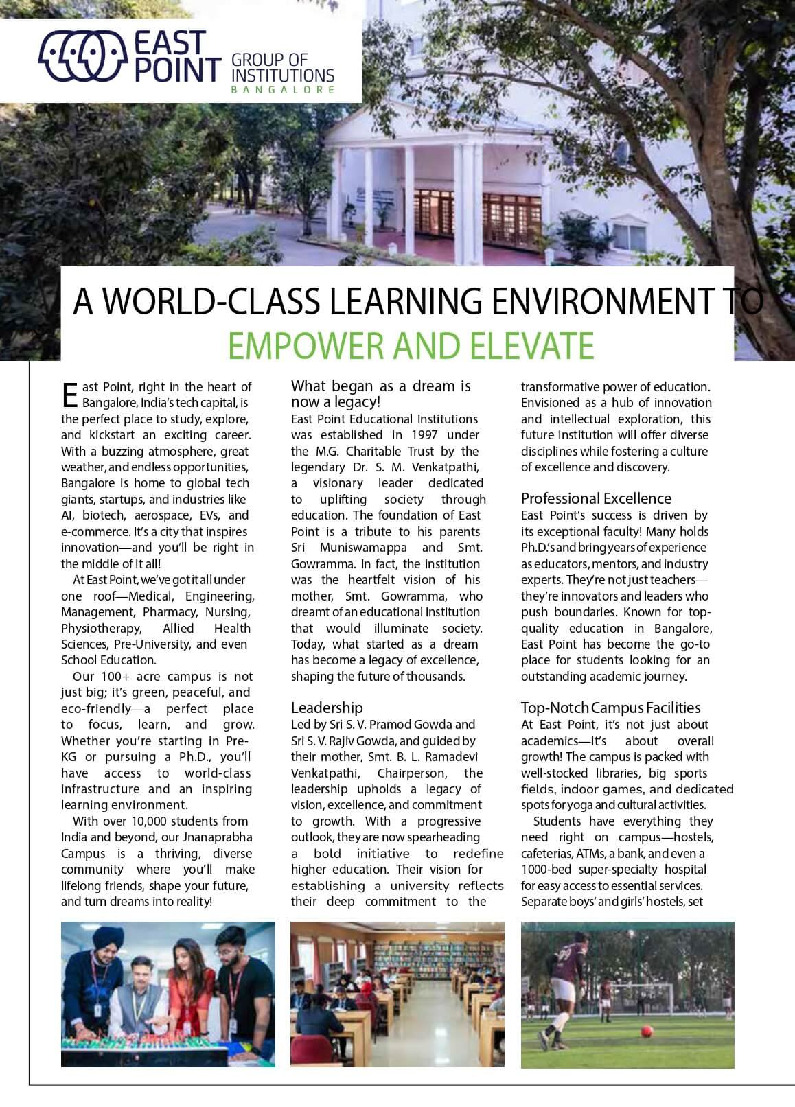 East Point College News
